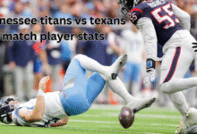Tennessee titans vs texans match player stats
